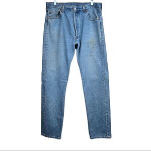 VINTAGE Levi's 501 Regular Straight Leg Jeans in Stonewash Men's 36 W x 34 L